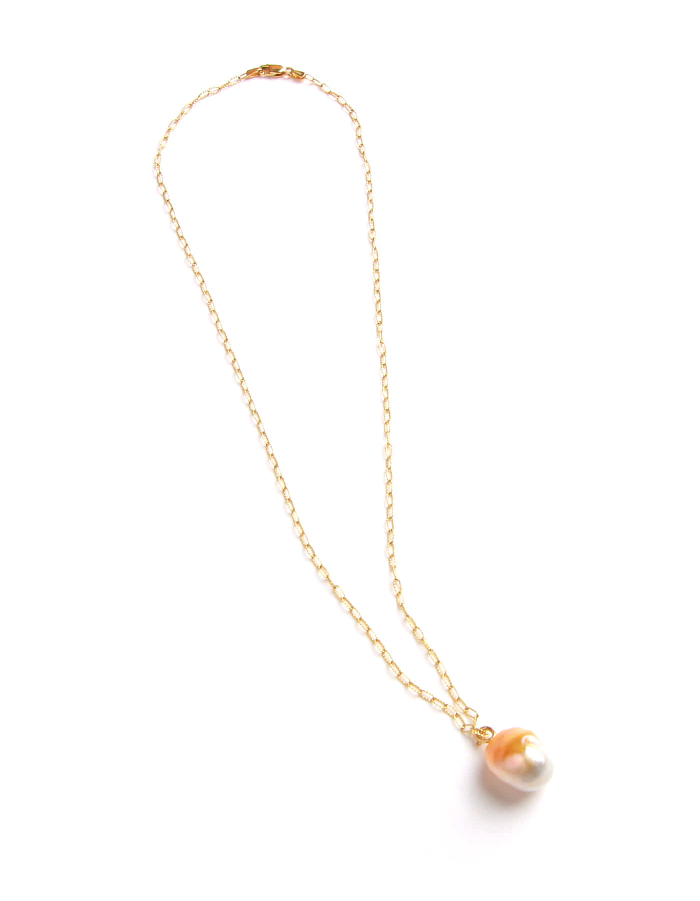[14K] Aurora Baroque Pearl Necklace