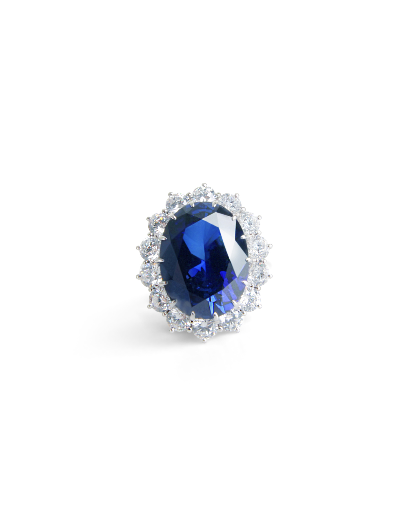 12ct Blue Sapphire Royal Ring