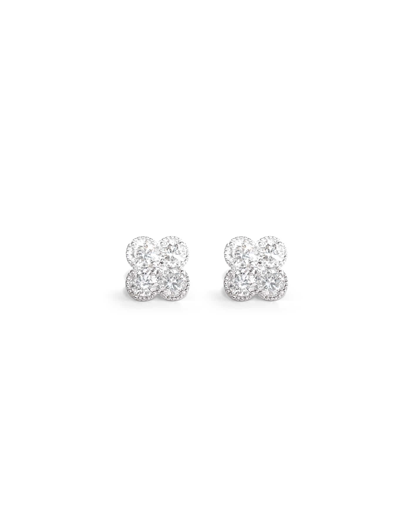 Trèfle Diamond Earrings