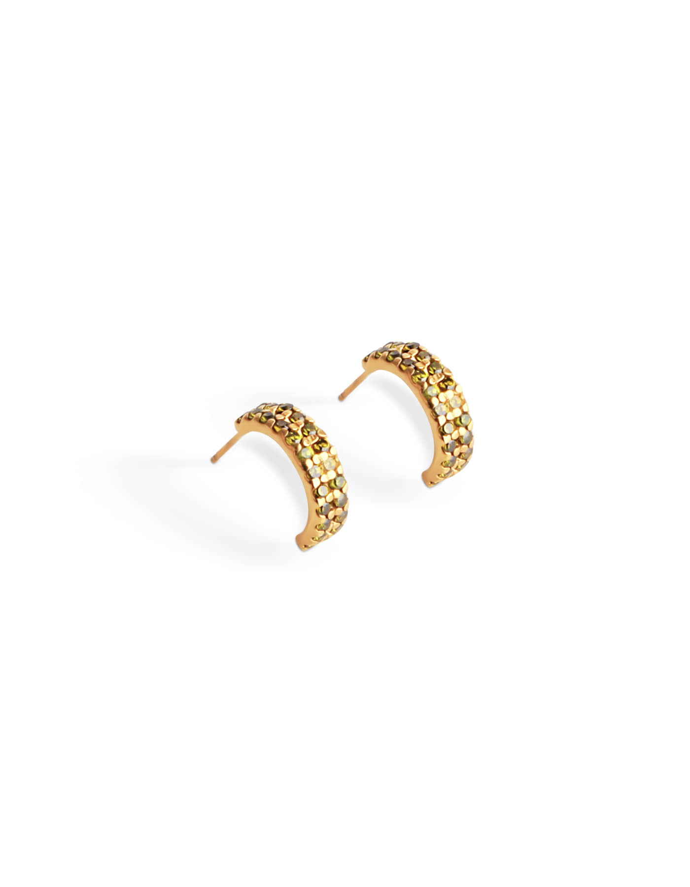 Pavé Forest Hoops