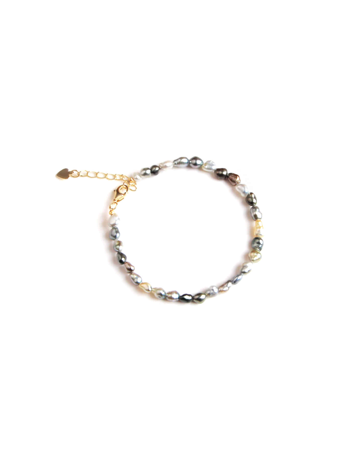 [925] Pebble Pearl Bracelet