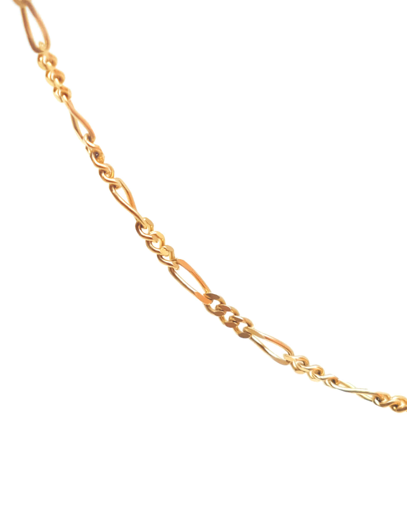 Small Figaro Chain Necklace