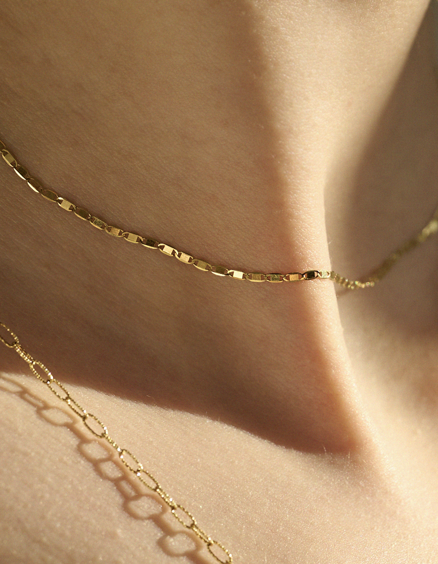 14k Sunsilk Chain Necklace