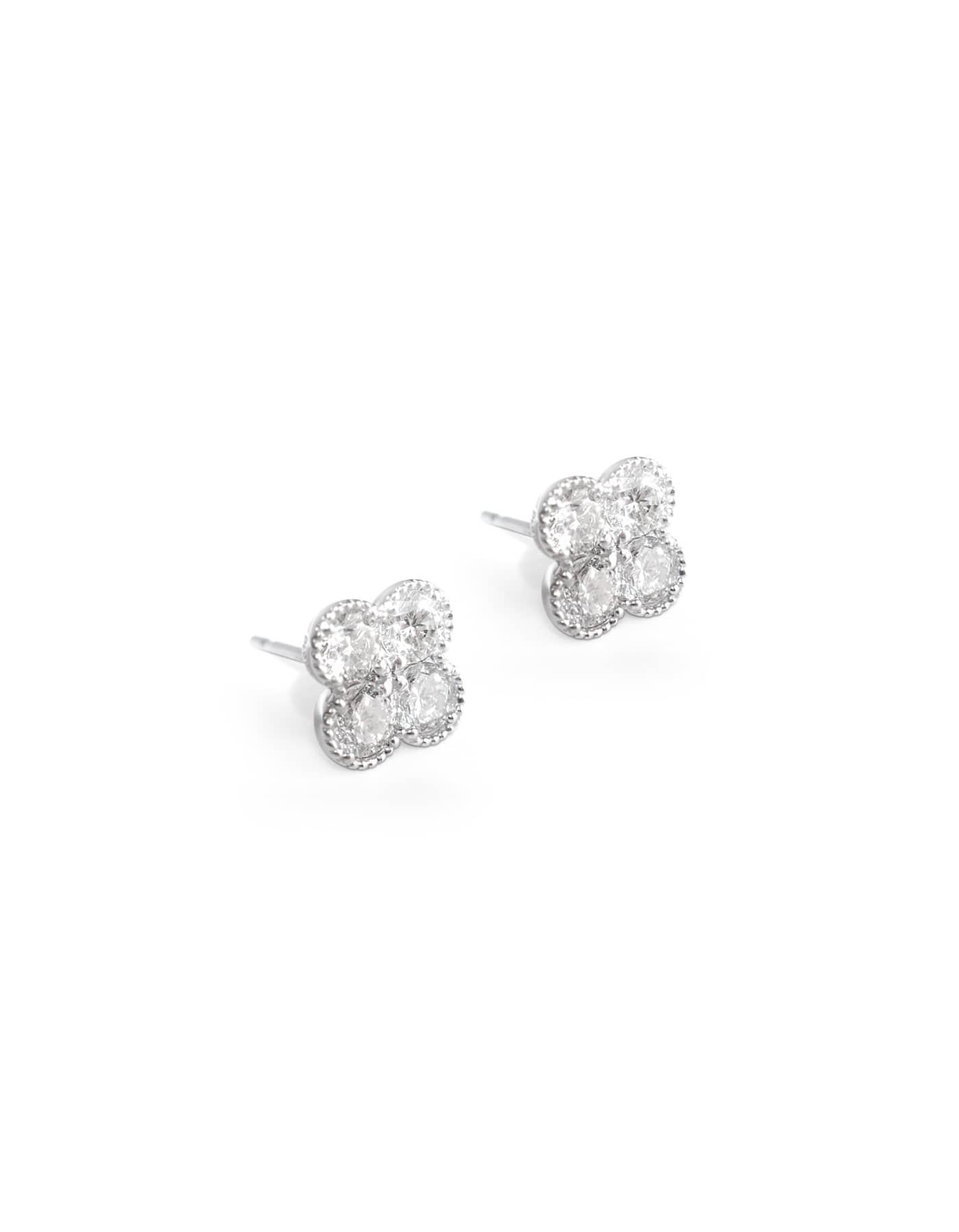 Trèfle Diamond Earrings