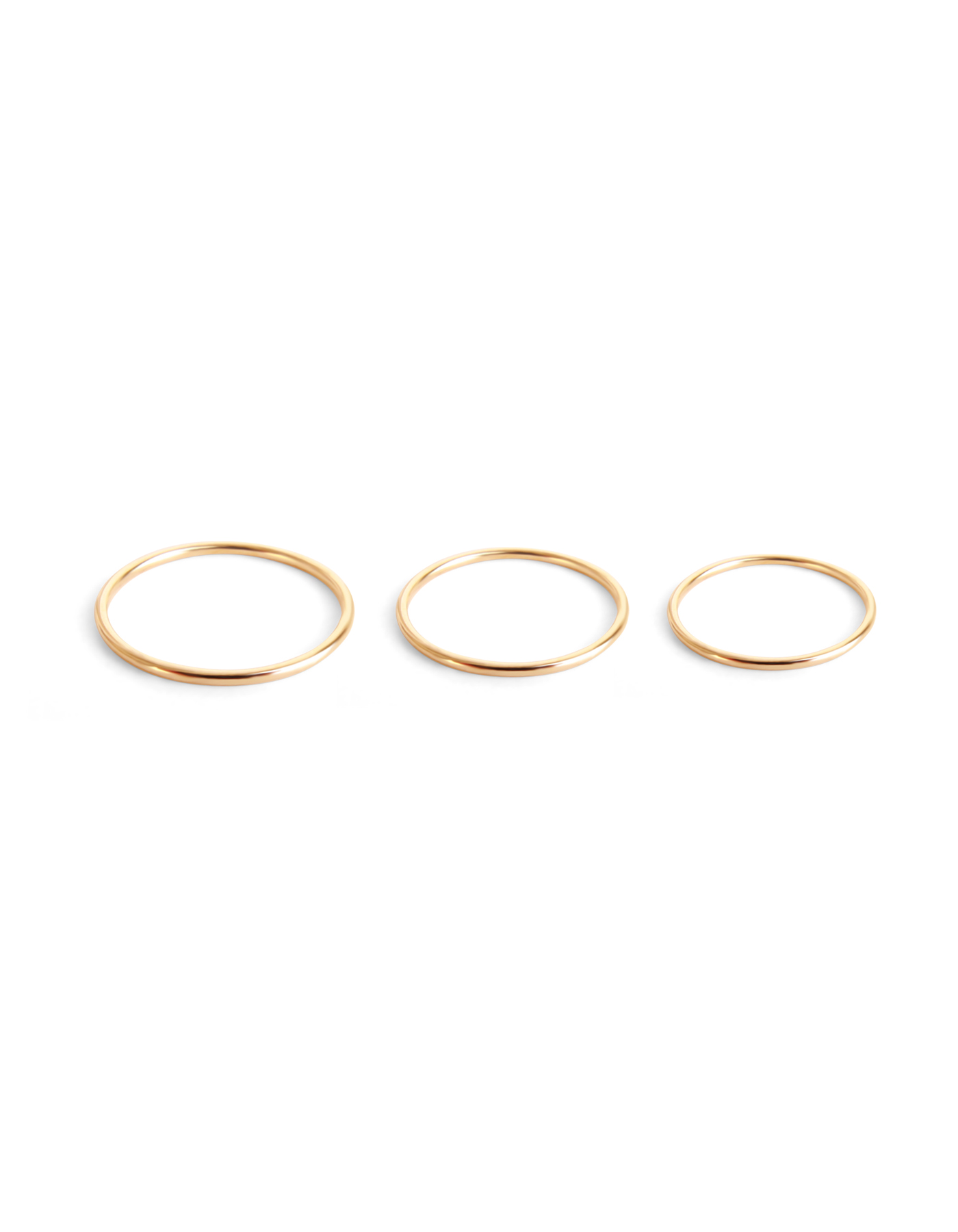 14k Gold City String Ring