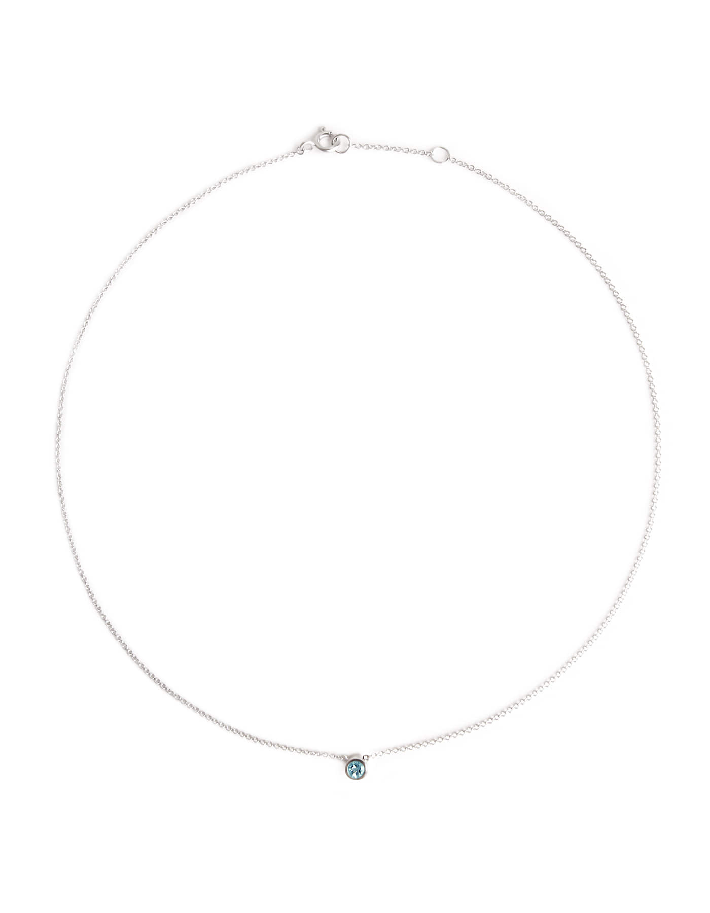[14k] Blue Topaz Necklace